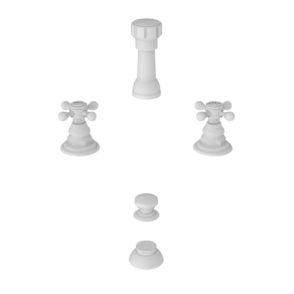 Newport Brass Bidet Set in Matte White 929-52 - main